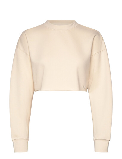 Björn Borg Studio Oversized Cropped Sweatshirt - Beige - L Björn Borg Studio Oversized Cropped Sweatshirt - Beige - L