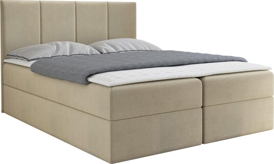 Laggano Kontinentalseng 140x200 cm + Overmadrass Beige