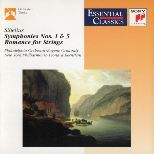 The Philadelphia Orchestra New York Philharmonic Orchestra The Cleveland Sinfonietta Sibelius: Symphonies Nos. 1 & 5 / Romance For Strings CD