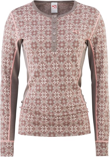 Kari Traa Rose Ls Dame Taupe S