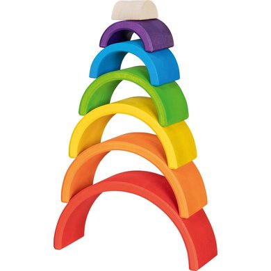 goki Byggeklosser i tre Little Rainbow goki Byggeklosser i tre Little Rainbow