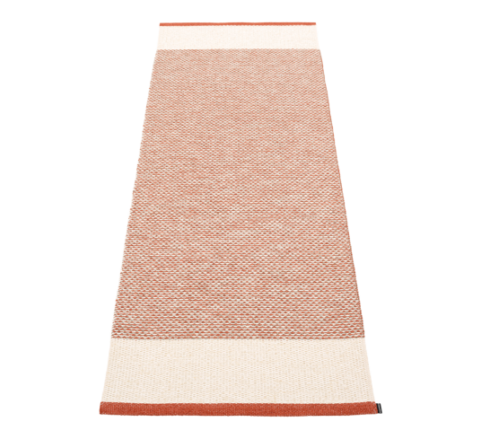 Pappelina Edit matte brick vanilje lin metallic 85x260 cm