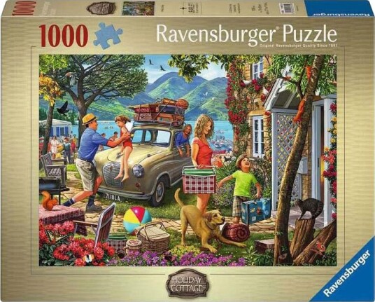 Ravensburger Puslespill 1000 Brikker Holiday Cottage Ravensburger Puslespill 1000 Brikker Holiday Cottage