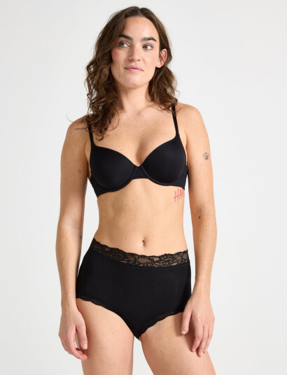 Lindex 3-Pak Trusser Med Høj Talje - Black - XS