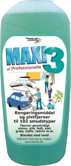 MAXI 3 Rengjøringsvæske 1 liter