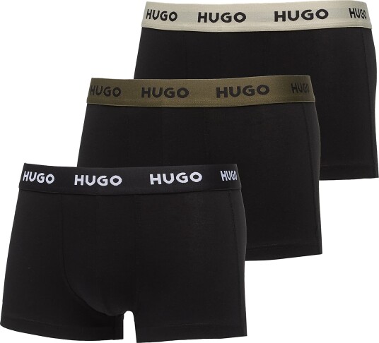 Boxershorts Hugo Boss Trunk Triplet Pack Black S