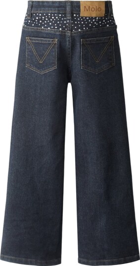 Molo Jeans   Asta   Rå strass   Molo   14 år (164)   Jeans Blå Marineblå