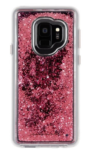 Case-Mate Waterfall, Etui, Samsung, Galaxy S9, Rød, Gjennomsiktig Case-Mate Waterfall, Etui, Samsung, Galaxy S9, Rød, Gjennomsiktig