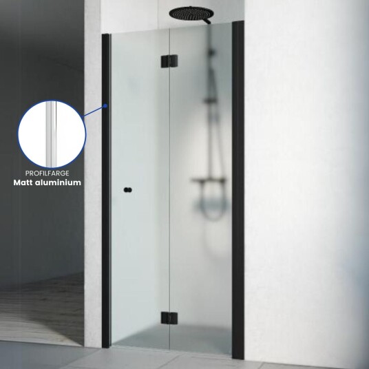 Macro Design Spirit Nisjedusj Vik Matt Aluminium / 820-855mm Ice Glass med Knott