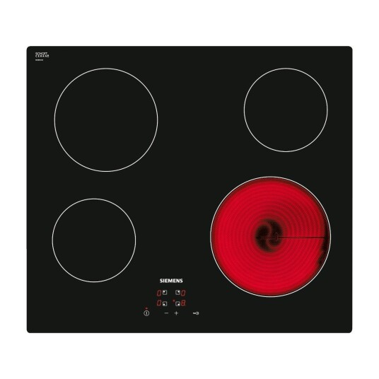 Siemens Iq100 4 Kokesoner Glasskeramisk Innebygd Platetopp Svart Siemens Iq100 4 Kokesoner Glasskeramisk Innebygd Platetopp Svart