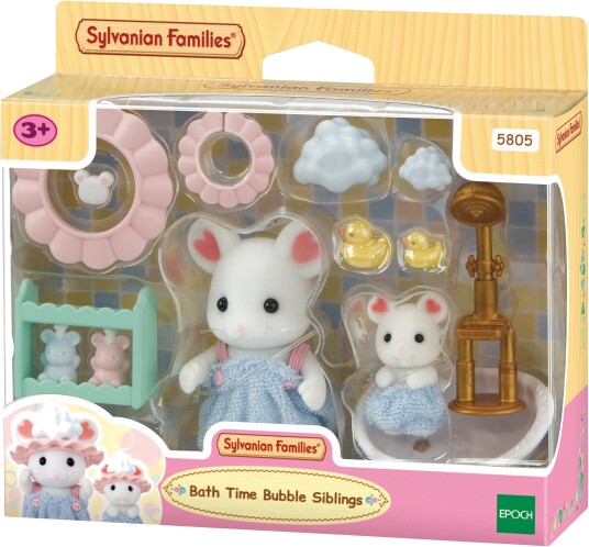 Sylvanian Families Figursett Mus med Badesett