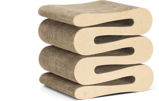 Vitra - Wiggle Stool Krakker Frank Gehry Brun Naturlig Materiale