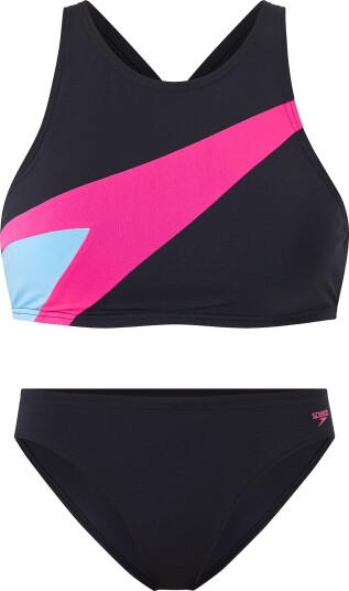 Speedo   Bikini Hyperboom Butterfly Back Bikini Set   Svart