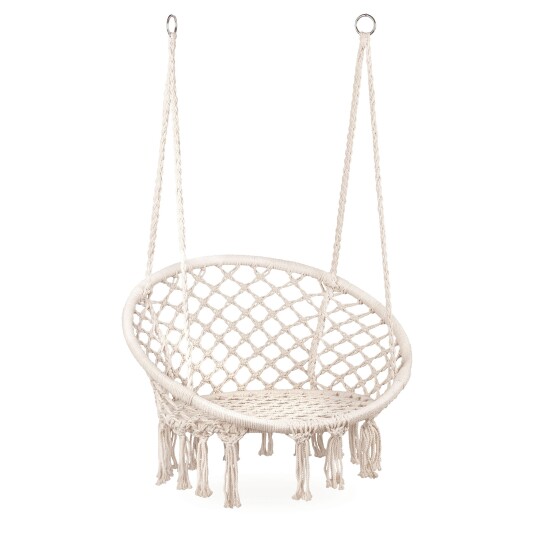 Boho hengestol hagegynge storkereir Hvit Boho hengestol hagegynge storkereir Hvit