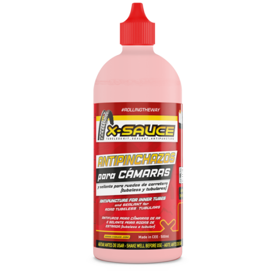 X Sauce Anti Puncture Væske Til Slanger Tubeless og Tubular 500ml