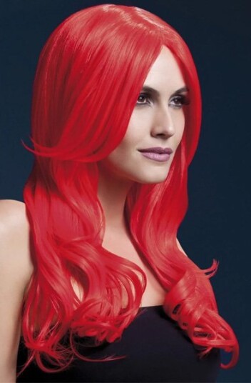 Fever Khloe Wig Neon Red Fever Khloe Wig Neon Red