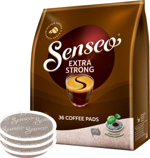Senseo Extra Strong (medium kopp) til Senseo. 36 puter Senseo Extra Strong (medium kopp) til Senseo. 36 puter