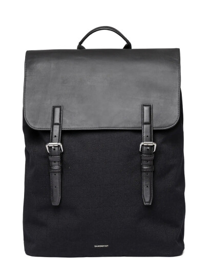 SANDQVIST Everyday Lid Backpack L - Black - L SANDQVIST Everyday Lid Backpack L - Black - L