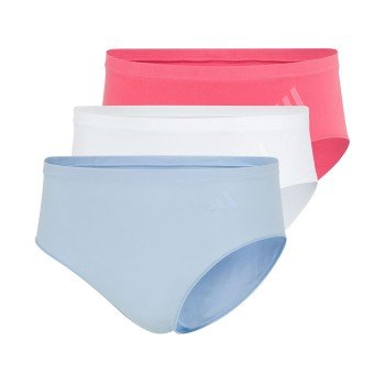 adidas Truser 3P Sport Active Seamless Hipster Blå/Rosa polyamid Small Dame