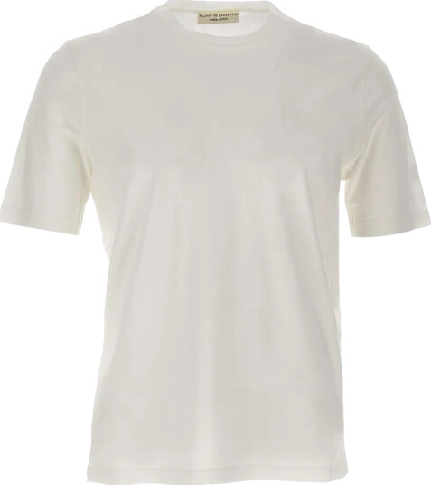 Filippo De Laurentiis Herre Topper Hvit 3XL, Filippo De Laurentiis Herre Topper Hvit 3XL,