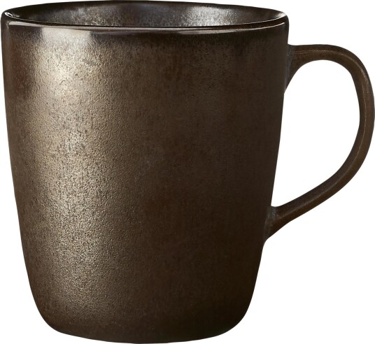 Aida RAW Kopp med hank 35 cl, Metallic Brun Aida RAW Kopp med hank 35 cl, Metallic Brun