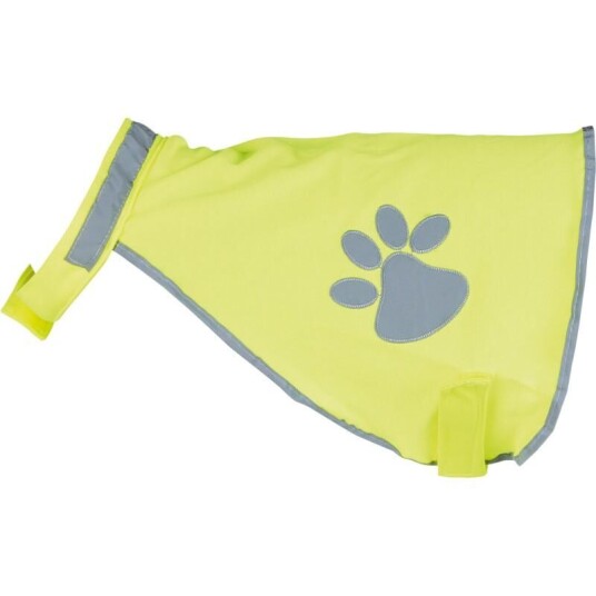 Trixie Refleksvest til Hund M Gul - Sikkerhetsvest med Borrelås
