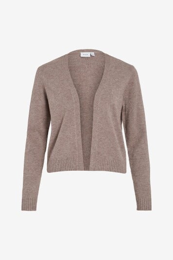 Vila - Cardigan viRil Short L/S Knit Cardigan - Grå Vila - Cardigan viRil Short L/S Knit Cardigan - Grå