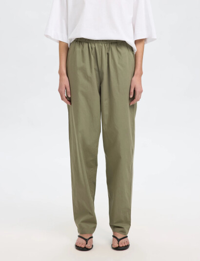 Selected Slfblair Hw Pant B - Grey - 34