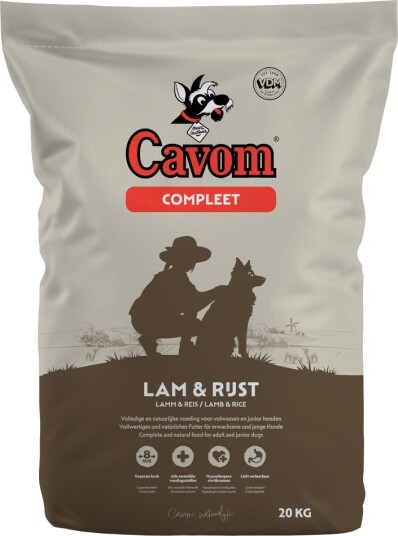 Cavom Tørrfôr Complete & Ris Lam 20 kg