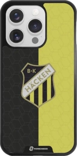 Phonecases3D iPhone 16 Pro BK Häcken 3D mobildeksel, svart