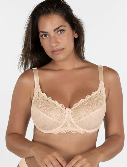 Dorina Philippa Non Padded Unlined Bra Beige F x 95 Dorina Philippa Non Padded Unlined Bra Beige F x 95