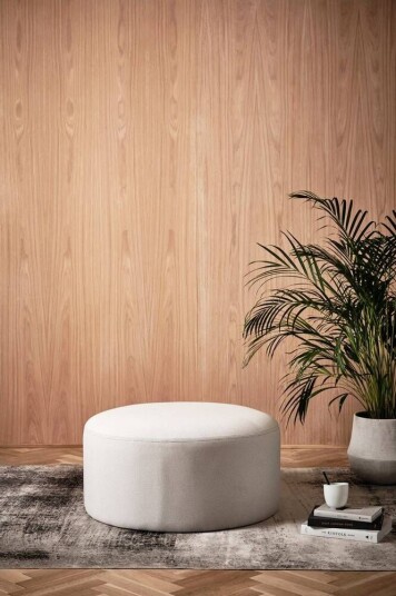 Jotex BOLTON sittepuff diameter 78 cm Lys fjærgrå 1591709-01-0 1539167-01-0