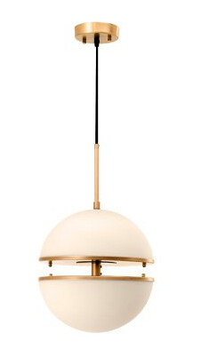 Spiridon 1 taklampa mässing