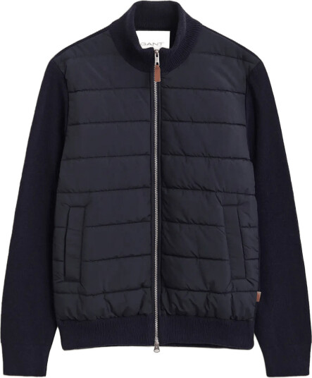 Gant Hybrid Zipped Cardigan Navy M