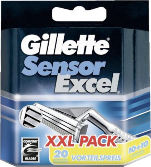 Gillette Sensor EXCEL 20 pcs. Barberblader Gillette Sensor EXCEL 20 pcs. Barberblader