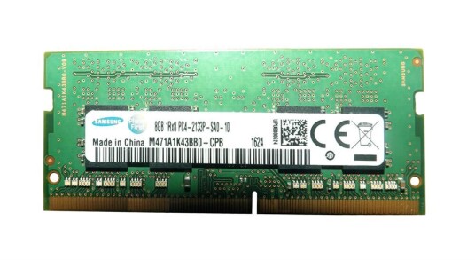 M471A1K43BB0 CPB Samsung 8GB PC4 17000 DDR4 2133MHz non ECC Unbuffered CL15 260 Pin M471A1K43BB0 CPB Samsung 8GB PC4 17000 DDR4 2133MHz non ECC Unbuffered CL15 260 Pin