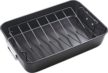 Langpanne m/rist 40x28x8 cm H