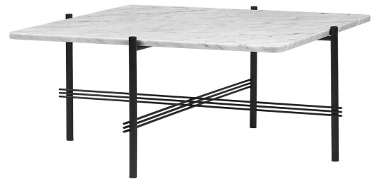 Gubi TS Coffee Table Square 80x80 Cm White Carrara