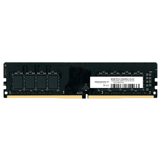 Innovation IT 8GB DDR4 3200MHz RAM CL22 288-Pin DIMM Innovation IT 8GB DDR4 3200MHz RAM CL22 288-Pin DIMM
