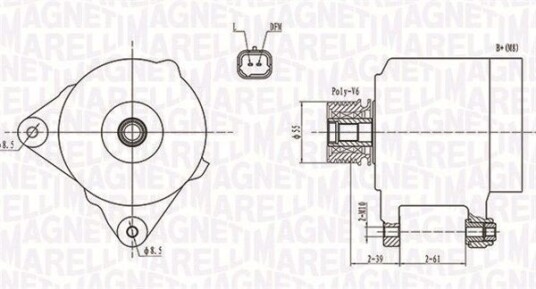 Dynamo MAGNETI MARELLI 063731762010