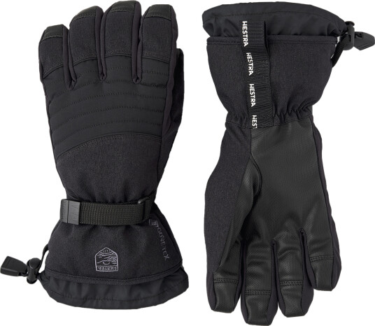 Hestra Alpine Glove Gore Tex perform - 5 finger 22/23 hansker unisex 7 BLACK/BLACK