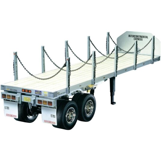 Tamiya 1/14 Flatbed Semi Trailer for Radiostyrte Leker