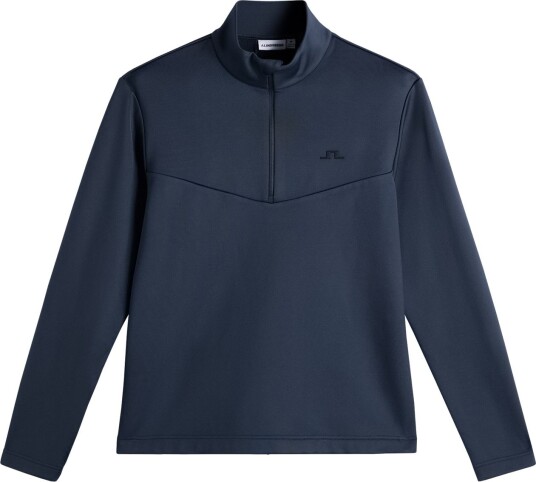 J.Lindeberg Maclean Quarter Zip Mid Layer Blå Golfgenser herre JL Navy XX Large