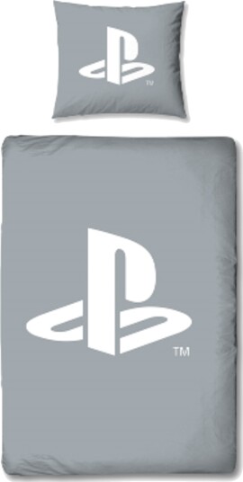 Licens Playstation sengetøy 140x200cm PS 5 sengesett 2 i 1 design 100% bomull Licens Playstation sengetøy 140x200cm PS 5 sengesett 2 i 1 design 100% bomull