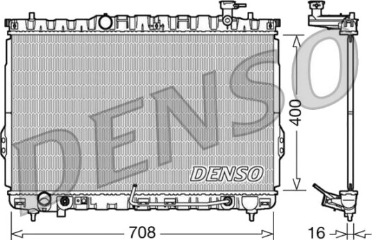 DENSO DRM41002 Radiator motorkjøling