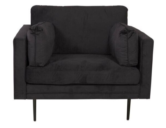 Møbel24 Boom Ii Lenestol Velour Svart.