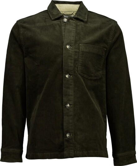 Lindbergh Superflex Corduroy Overshirt Khaki green M
