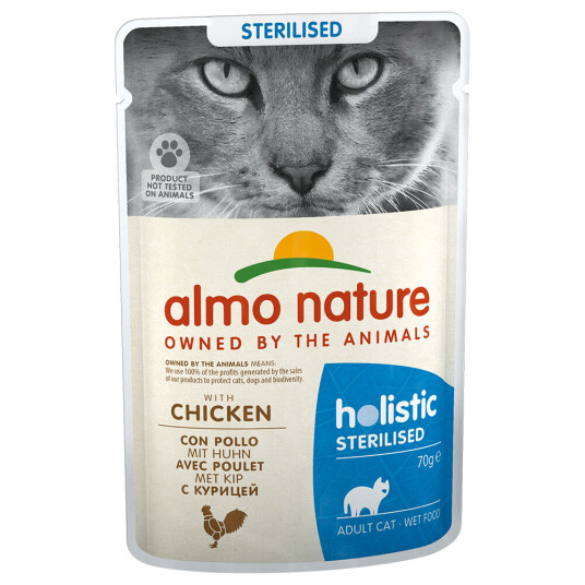 Holistic Sterilised Kylling 24 X 70 G Holistic Sterilised Kylling 24 X 70 G