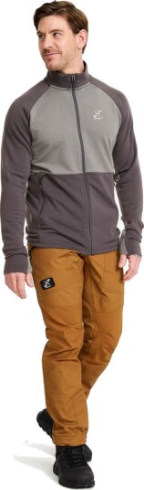Revolutionrace Dame Overdeler Fleece & midlayers Hill Fleece Dame Fired Brick XS