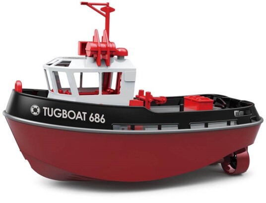 Heng Long HL3800-BTug Boat - Radiostyrt mini Slepebåt 686 - Blk Heng Long HL3800-BTug Boat - Radiostyrt mini Slepebåt 686 - Blk